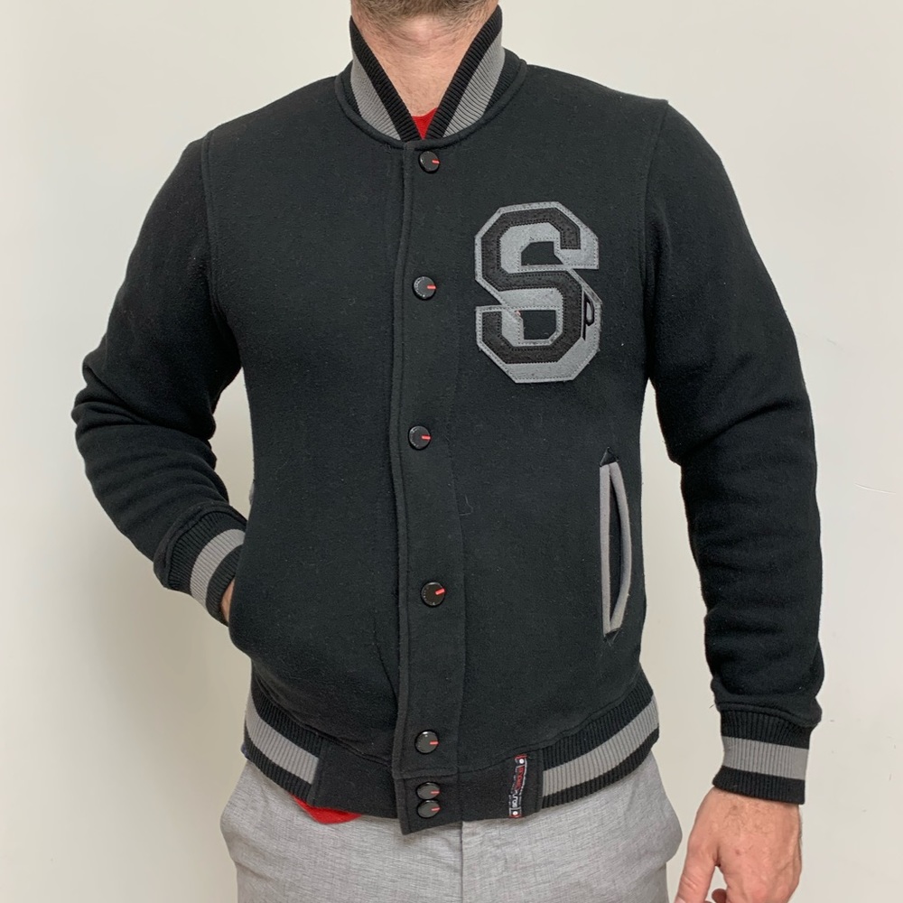South Pole Varsity Jacket Authentic Front Snap